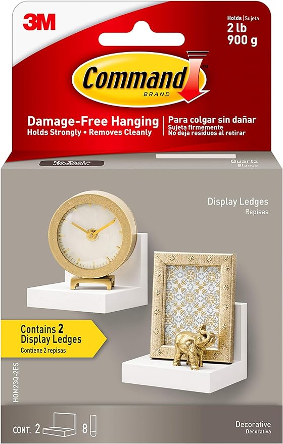 Command Strip Wall Shelf package